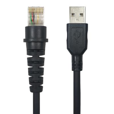 China 7FT 5V Black USB Scanner Cable For Honeywell HHP 3800G 4600G for sale