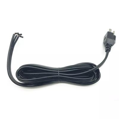 Chine Norme des Etats-Unis 3 Pin Plug Half Stripped USA de corde de câble d'approvisionnement de courant alternatif 16AWG à vendre