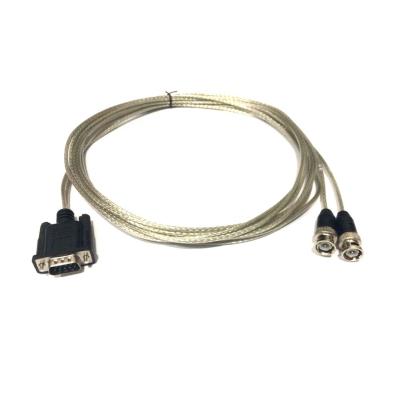 China 7ft Straight RS232 RJ45 Cable Db9 Female To BNC Braided For Monitor for sale