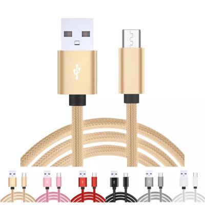 China micro USB V8 cabo de 3m 10ft, cabo de carregamento do telefone celular flexível à venda