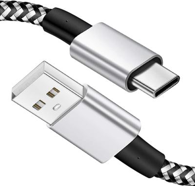 China Nylon Braided Straight USB Cable 3m 10ft Type C Fast Charging for sale