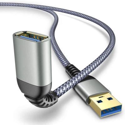 China Durable Braided USB 3 Extension Cable , USB 3.0 Male To Female Cable ODM for sale