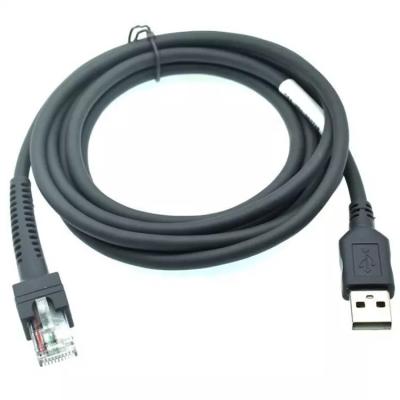 China 6.5 Feet USB Scanner Cable To Rj48 Rs232 Vx820 Barcode Reader for sale