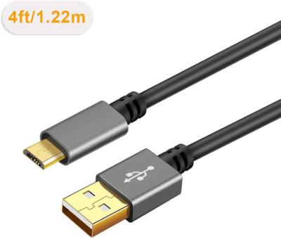 China 0.56ft Coiled USB 2.0 To Micro USB Cable , TPU USB Data Cable Cord for sale