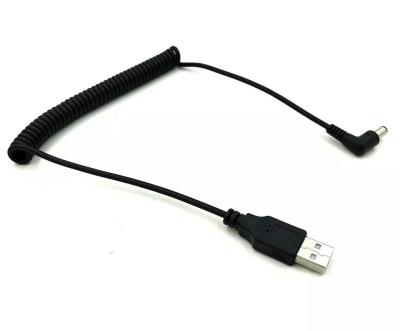 China Flexible Custom USB Cables 90 Degree Right Angle DC Plug 10m Length for sale