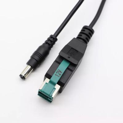 China poder USB del cable 12V de la máquina de la posición del negro del PVC del 1.5m los 2m a DC para el escáner de la posición en venta