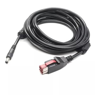 China cable USB de la máquina de la posición del poder 24V a DC 5.5 x 2.1 para el sistema de la posición en venta