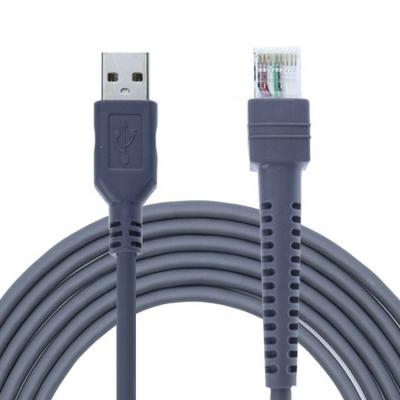 China Cable flexible del escáner USB del código de barras del OEM a RJ50 RJ45 CBA-U01-S07ZAR en venta