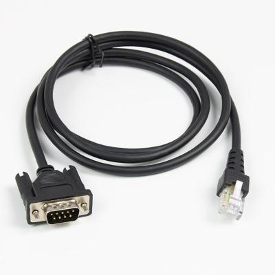 China Straight DB9 Male RS232 RJ45 Cable 1m Length For Data Transmission for sale