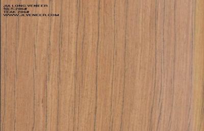 中国 合板の装飾のためのスライスされた切口のチークによって設計される木製のベニヤ 販売のため