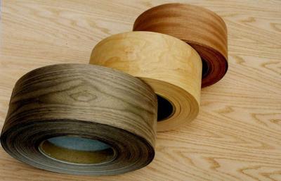 China Brown Paper Backed Veneer Sheets ,  Plywood Birch Veneer Tape for sale
