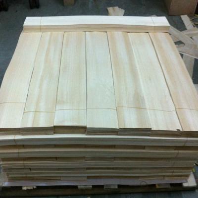 China Light Yellow Wood Flooring Veneer Natural , Hardwood Floor Veneer for sale