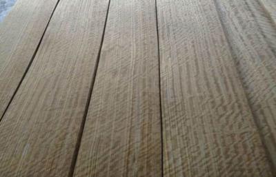 China African Teak Figured Quarter Cut Veneer With Mineral Lineation for sale