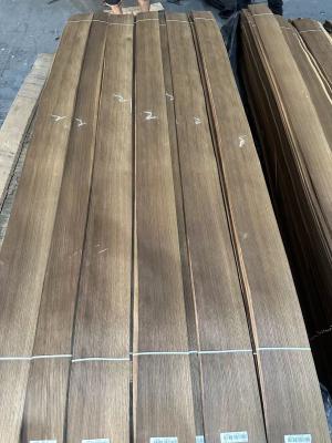 China Smoked/Fumed Natural White Oak Quarter Cut Veneer Sheets For Plywood for sale