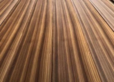 China 3100mm Length Quarter Cut Smoked Fumed Pine Wood Veneer for sale