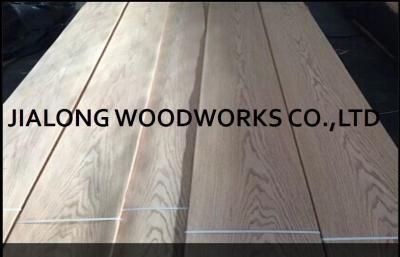China Crown Oak Veneer Sheet 1200mm - 3800mm Natural Wood Veneer for sale