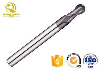 China Precisão de grande resistência do moinho de extremidade da bola do carboneto da flauta do CNC dois mais de 0.01mm à venda