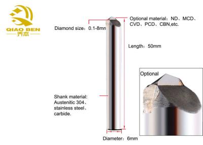 中国 専門の注文のダイヤモンドのエンド ミルの切削工具の高い耐久性 販売のため