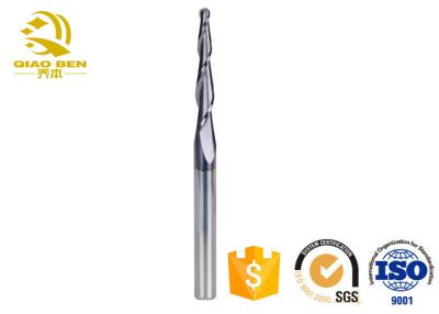 China CNC Carbide Tapered Ball End Mills HRC55 1 8 Inch Carbide End Mill Sharp Blade for sale