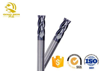 China 2 / 4 carboneto do sólido do tungstênio do cortador HRC45 HRC50 HRC55 HRC63 do moinho de extremidade do CNC da flauta à venda