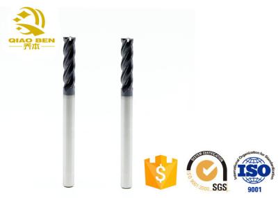 China 4 Flutes Tungsten Carbide CNC End Mill Cutter High Hardness Anti - Breakage Edge for sale