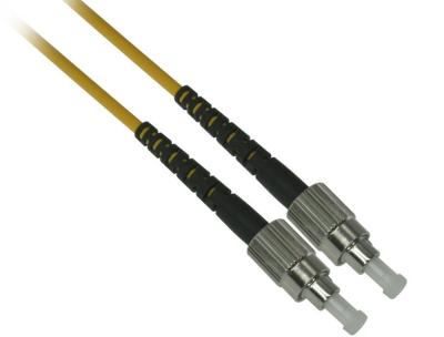 China 3.0mm Yellow FC Fiber Optic Patch Cables Simplex Singlemode LSZH Sheath for sale