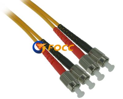 China APC Polish Type 3.0mm FC Duplex Single Mode Fiber Optic Cable PVC Sheath Fiber Patch Cable for sale