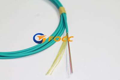 China 3.0mm Aqua Mini Type Fiber Optic Jumper Cable For MTP MPO Assemblies for sale