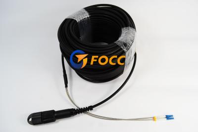 China Waterproof PDLC RRU Outdoor Fiber Optic Patch Cables 7.0mm Inside Armored for sale