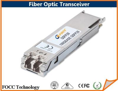 China High Speed 100G Fiber Optic Transceiver QSFP28 Multimode SFP Transceiver Module for sale