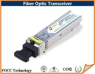 China Fiber Optic Single Fiber SFP Transceiver for sale