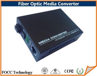 China Singlemode Duplex Fiber Optic Media Converter SC Terminated With IEEE802.3 10Base-T for sale