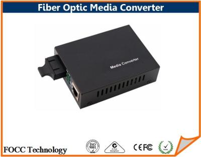 China High Speed Ethernet Fiber Optic Media Converter Gigabit For CCTV / Data Transmission for sale