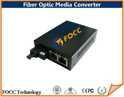 China 10/100M WDM BIDI Single Fiber Fast Ethernet Media Converter SC Connector 20km for sale
