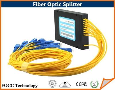 China Industrial 1x2 Fiber Optic Planar Lightwave Circuit Splitter for FTTX / CATV for sale