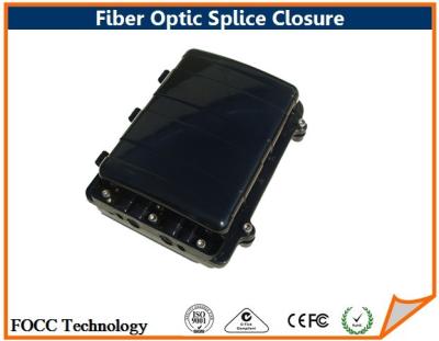 China FTTH Sealed Inline Fiber Optic Splice Closure of 2 Hingeable Shells for sale