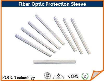 China Pre-Shrunk Heat Bonded Fiber Optic Protection Sleeve / Fusion Splice Sleeves for sale