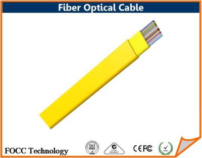 China 12 Strand Ribbon Flat Fiber Optic Patch Cable For Optical Fiber Jumper And Pigtail for sale