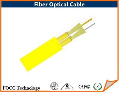 China 2 Sub Core Flat Twin Direct Burial Fiber Optic Cable Flame-retardant Jacket for sale