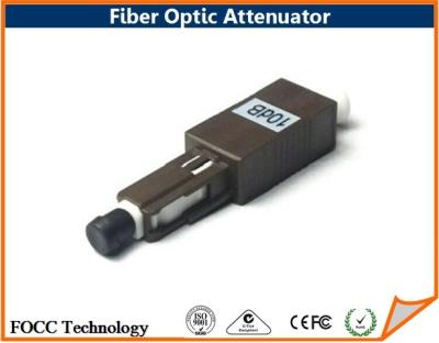 China High Voltage MU Fiber Optic Fixed Optical Attenuator / Digital Step Attenuator 1dB 30dB for sale
