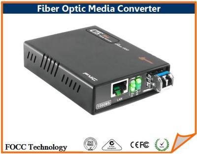 China Gigabit Ethernet Copper To Fiber Optic Media Converter TX 1000Base Dual Item for sale