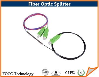 China Multiple Channel Mini Signal Blockless PLC Optical Splitter Fiber Passive Device for sale