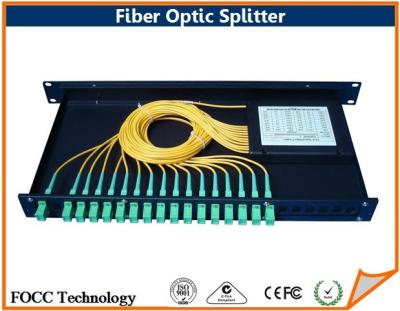 China Broadband OM3 Fiber Optic Splitter , Multi Mode Fused Coupler With Various Connectors for sale