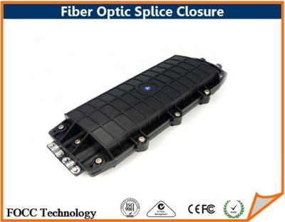 China Horizontal Four Cable Optical Fiber Cable Splice Closure / Fiber Optic Joint Box for sale
