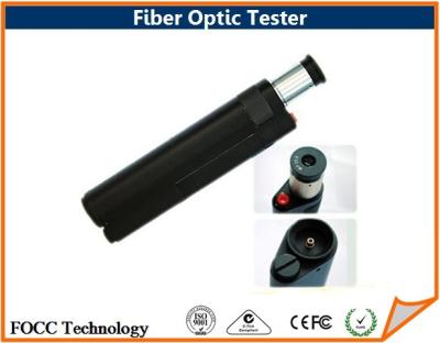 China White Led Light Fiber Optic Tester , Fiber Inspection Microscope 400 Zoom Times for sale
