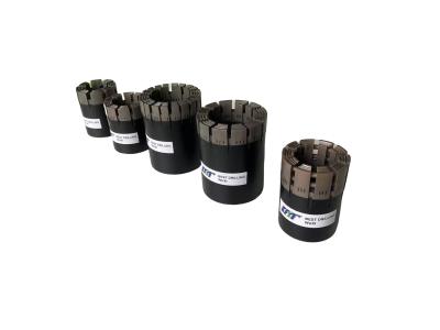 China BQ NQ Impregnated Diamond Core Drill Bits Smooth Surface for sale