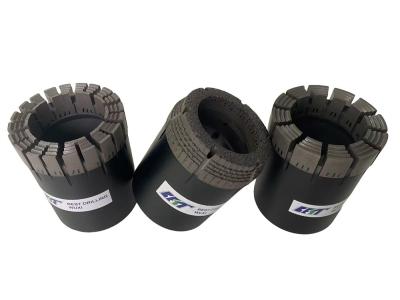 China Surface Set Diamond Core Drill Bits For Rock PQ3 NTW BTW HTW for sale