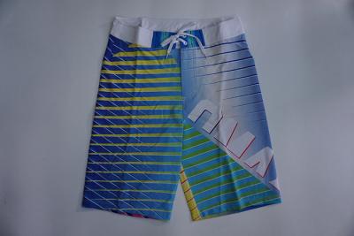China Colorful Long Length Men Board Shorts No Fading Sublimation Printing N / A Certification for sale