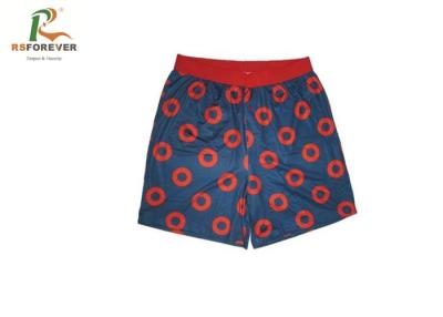 China Summer Mens Hawaii Board Shorts For Children , Boys Swim Pants With Printed Label for sale