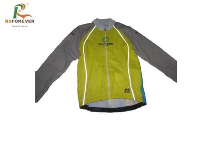 China Windproof Winter Printed Cycling Jerseys With Reflective Strip Mens Jacket for sale